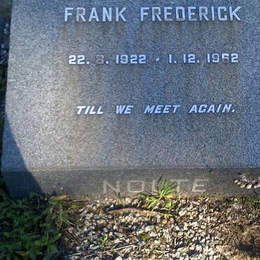 NOLTE Frank Frederick 1922-1962