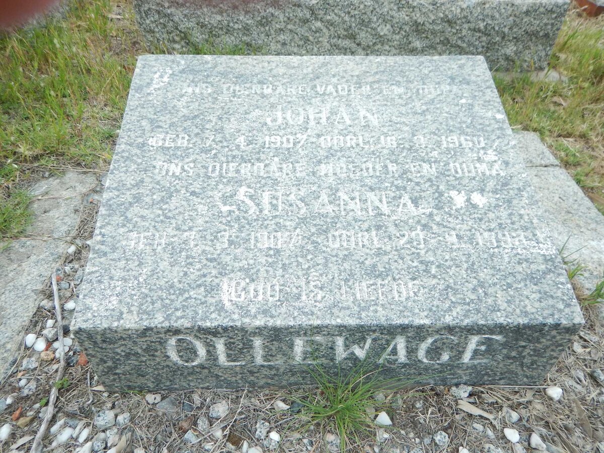 OLLEWAGE Johan 1907-1960 &amp;  1907-199?