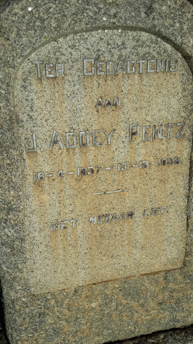 PENTZ J. Addey 1857-1938