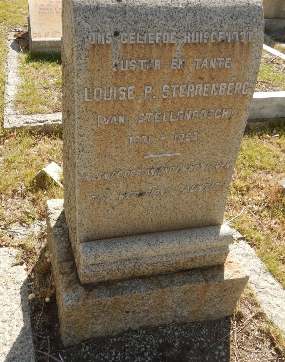 STERRENBERG Louise P. 1871-1953