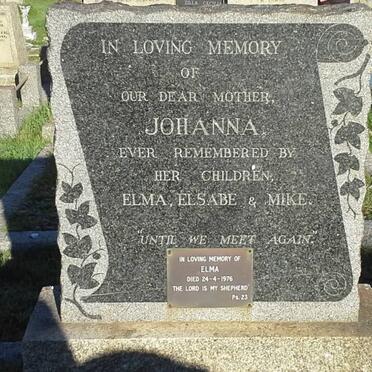 SMUTS Johanna :: SMUTS Elma -1976