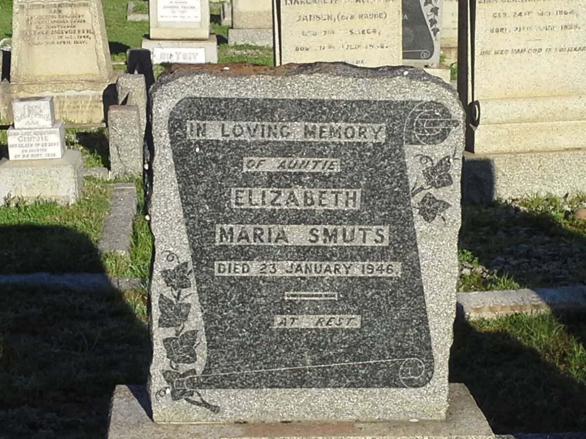 SMUTS Elizabeth Maria -1946