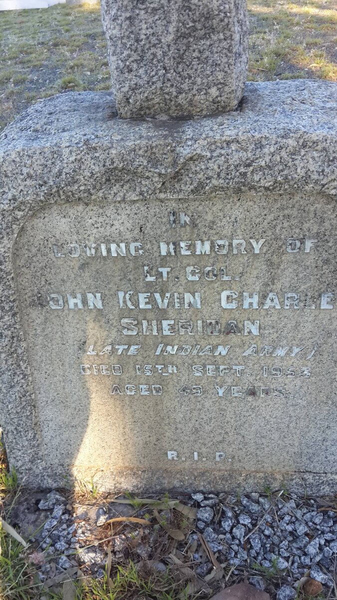 SHERIDAN John Kevin Charles -1953