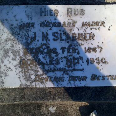 SLABBER J.N. 1847-1936