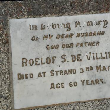 VILLIERS Roelof S., De -1935