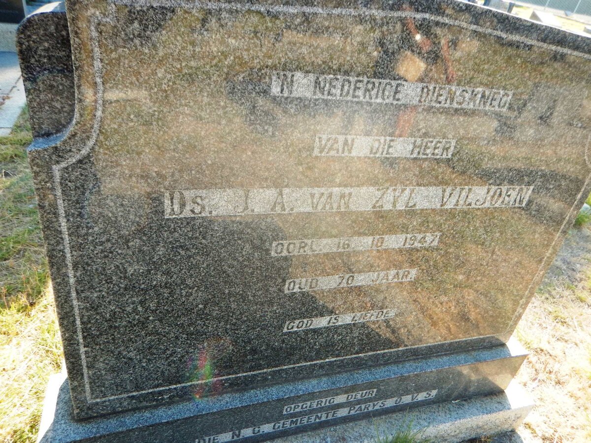 VILJOEN J.A. Van Zyl -1947