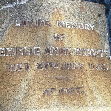 WIGGETT Emelie Anne -1934