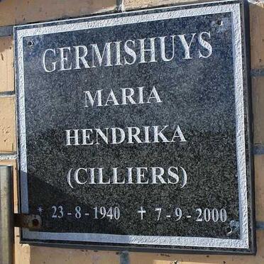 GERMISHUYS Maria Hendrika nee CILLIERS 1940-2000