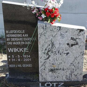 LOTZ Wikkie 1934-2001