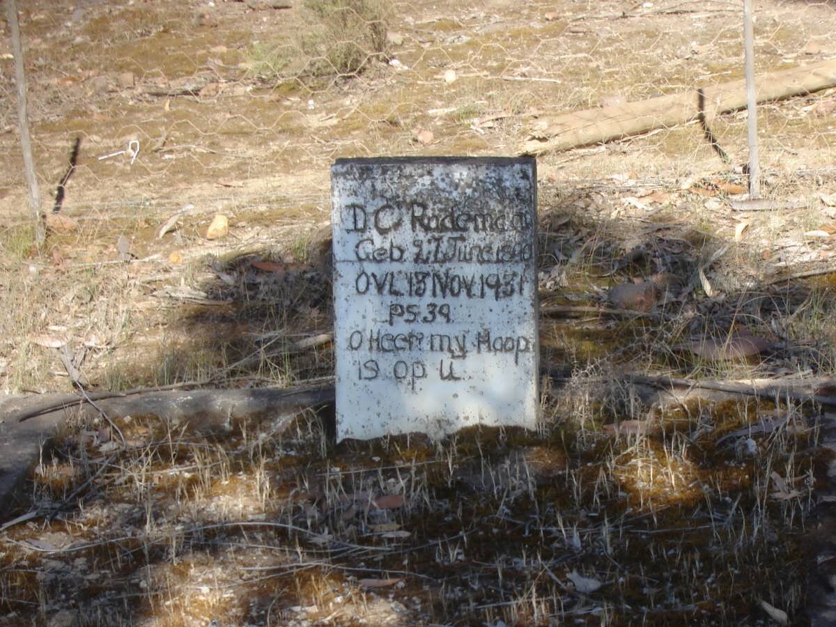 RADEMAN D.C. 1890-1931