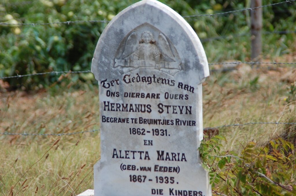 STEYN Hermanus 1862-1931 &amp; Aletta Maria VAN EEDEN 1867-1935