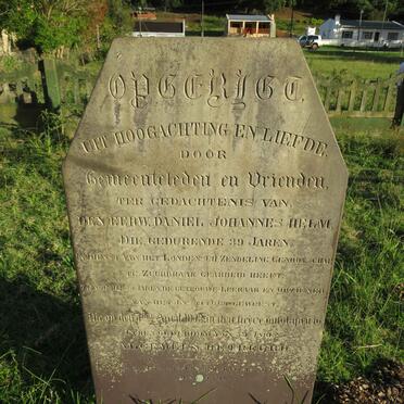 HELM Daniel Johannes -1873