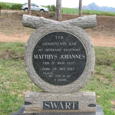 SWART Matthys Johannes 1927-1967