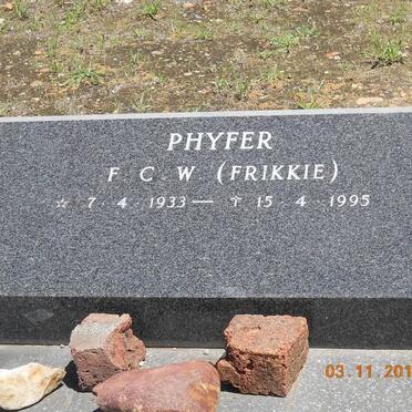PHYFER F.C. W. 1933-1995
