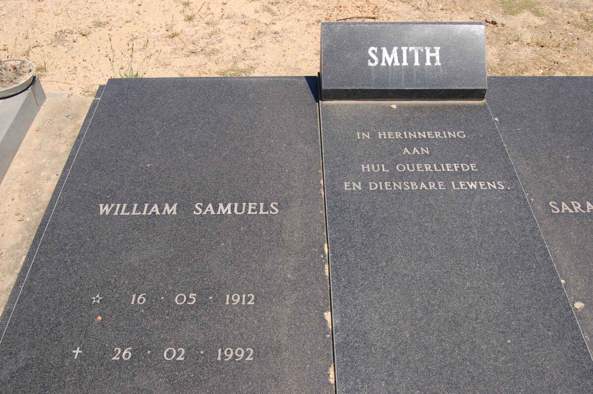 SMITH William Samuels 1912-1992