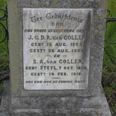 COLLER J.G.D.R., van 1862-1909 &amp; S.A. STEYL 1866-1919