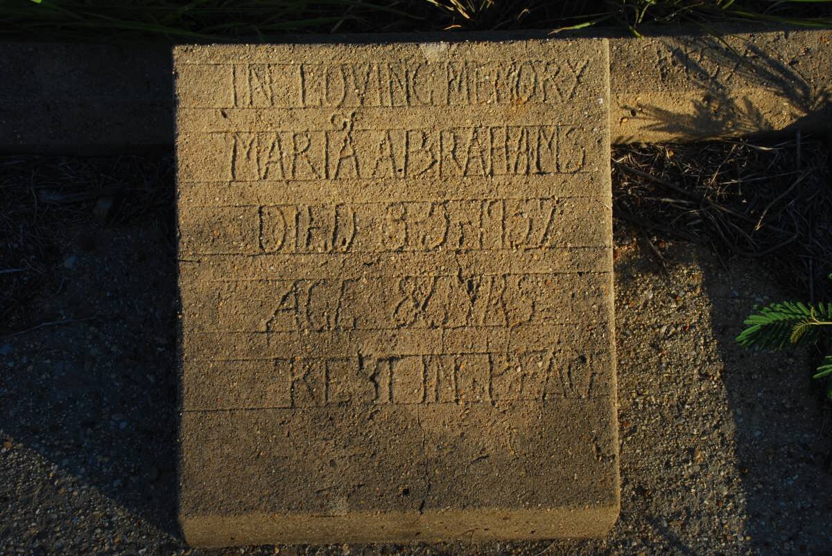 ABRAHAMS Maria -1957