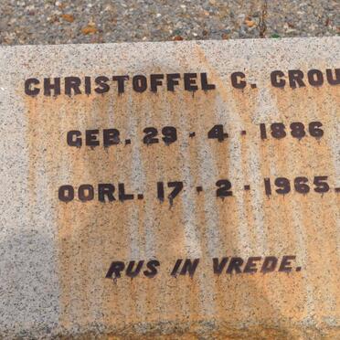 CROUS Christoffel C. 1886-1965
