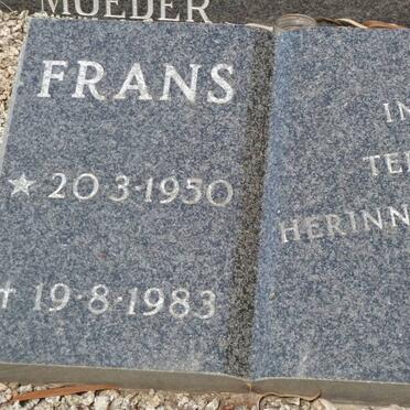 DOOGE Gerrit J.O. 1903-1978 &amp; Sophia J. JOUBERT 1909-1968 :: DOOGE Frans 1950-1983