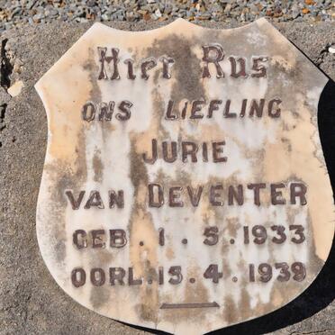 DEVENTER Jurie, van 1933-1939