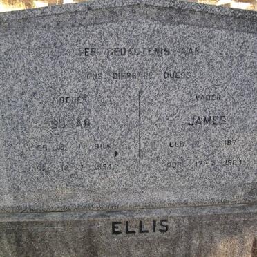 ELLIS James 1875-1963 &amp; Susan 1884-1954