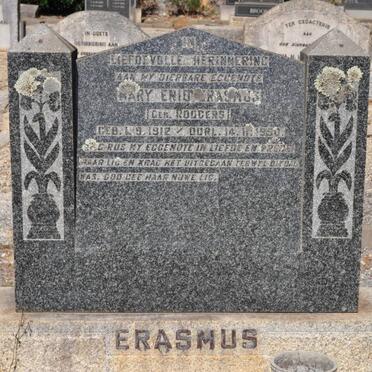 ERASMUS Mary Enid nee ROGGERS 1912-1950