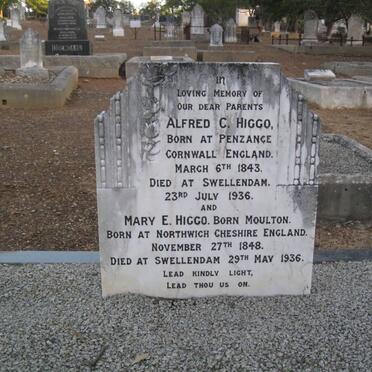 HIGGO Alfrede 1843-1936 &amp; Mary MOULTON 1848-1936