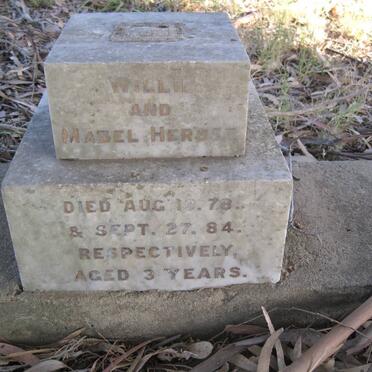 HERBST Willie -1878 :: HERBST Mabel -1884