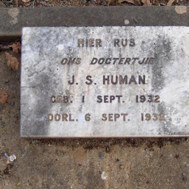 HUMAN J.S.  1932-1932