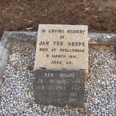 HOOPE Jan, ten  -1951 &amp; Fay 1909-1997