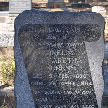 LOURENS Cornelia Margaretha 1870-1954