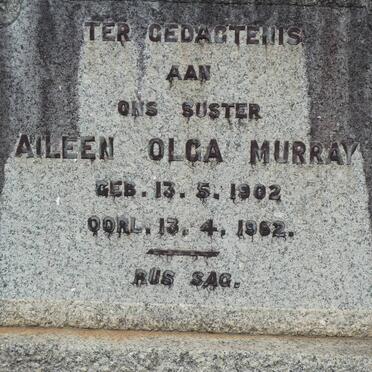 MURRAY Aileen Olga 1902-1962