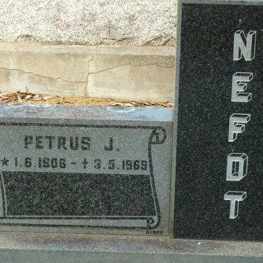 NEFDT Petrus J. 1906-1969
