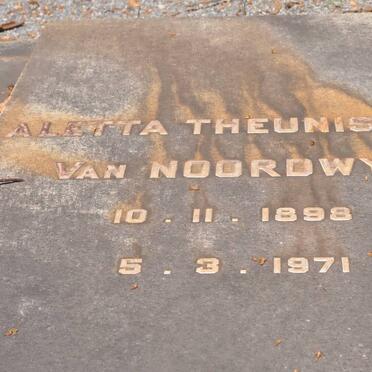 NOORDWYK Aletta Theunissina, van 1898-1971