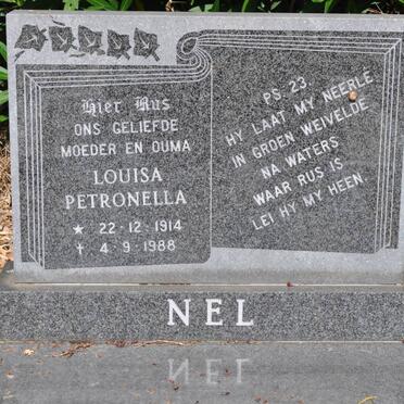 NEL Louisa Petronella 1914-1988