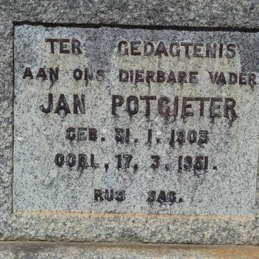 POTGIETER Jan 1903-1951