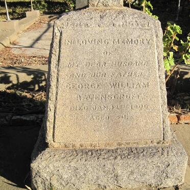 RAVENSCROFT George William -1900