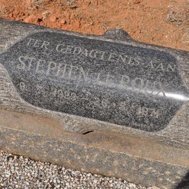 ROUX Stephen, le 1923-1971