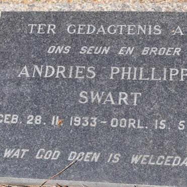 SWART Andries Phillippus 1933-1956