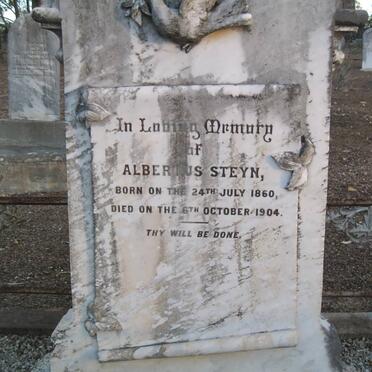 STEYN Albertus 1860-1904