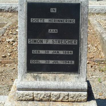 STREICHER Simon F. 1884-1948