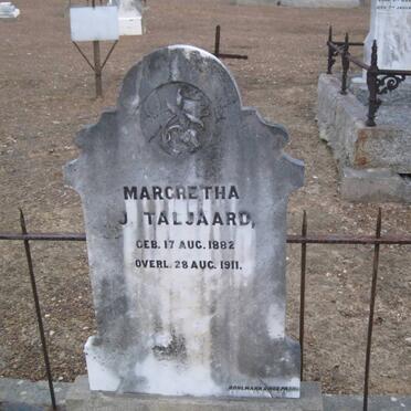 TALJAARD Margaretha 1882-1911