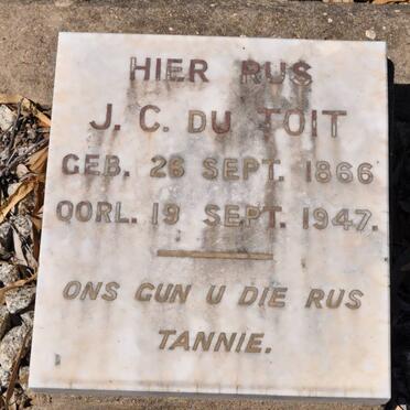 TOIT J.C., du 1866-1947