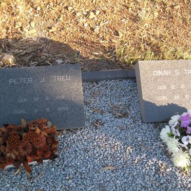 TREU Peter J. 1891-1946 &amp; Dinah S. 1894-1977