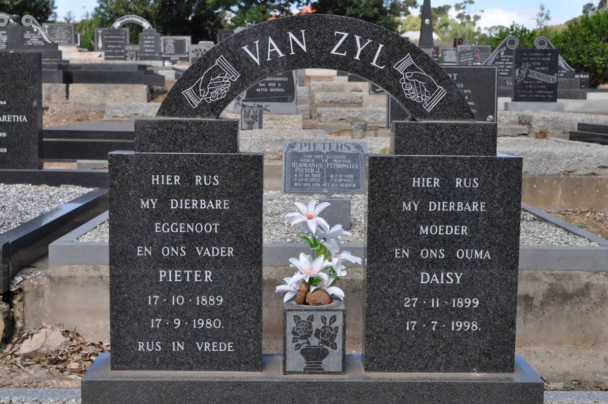 ZYL Pieter, van 1889-1980 &amp; Daisy 1899-1998