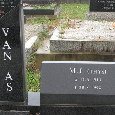 AS M.J., van 1913-1998