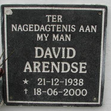ARENDSE David 1938-2000