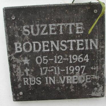 BODENSTEIN Suzette 1964-1997