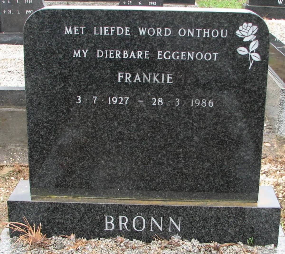 BRONN Frankie 1927-1986