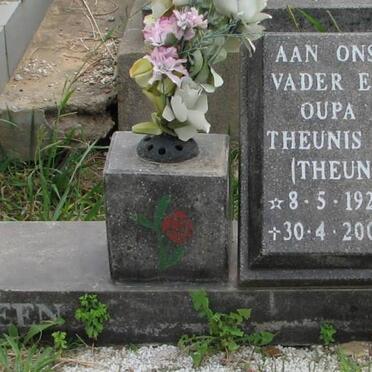 EKSTEEN Theunis J.C. 1921-2001 &amp; Cornelia G. 1924-2005 